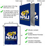 NAU Lumberjacks Logo Garden Flag