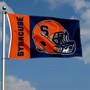 Syracuse Orange Football Helmet Flag