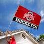 Ohio State Buckeyes Panel Double Sided Flag