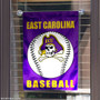 East Carolina Pirates Baseball Team Garden Flag