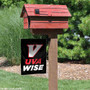 Virginias College at Wise Cavaliers New UVA Wise Logo Garden Flag