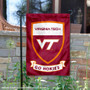 Virginia Tech Go Hokies Shield Garden Flag