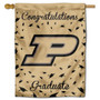 Purdue Boilermakers Congratulations Graduate Flag