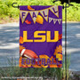 Louisiana State LSU Tigers Fall Football Autumn Leaves Decorative Garden Flag