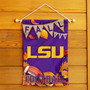 Louisiana State LSU Tigers Fall Football Autumn Leaves Decorative Garden Flag