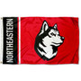 Northeastern Huskies New Husky Logo Flag