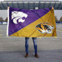 Kansas State vs. Missouri House Divided 3x5 Flag