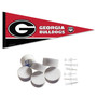 Georgia Bulldogs Logo Pennant with Tack Wall Pads