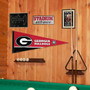 Georgia Bulldogs Logo Pennant with Tack Wall Pads