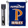 Pepperdine Waves Garden Flag and Pole Stand