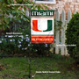 University of Miami Garden Flag and Stand