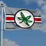 Ohio State Buckeyes Buckeye Leaf Flag