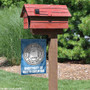 University of North Carolina Crest Logo Garden Flag