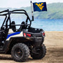 West Virginia Mountaineers Golf Cart Flag