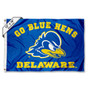 Delaware Blue Hens Boat and Mini Flag