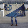 Utah State University Athletic Logos Flag