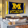 Michigan Wolverines Wordmark Flag