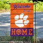 Clemson Tigers Welcome To Our Home Garden Flag