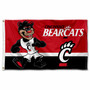 Cincinnati Bearcats Logo Flag