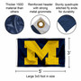 Michigan Wolverines Block M Flag Pole and Bracket Kit