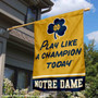 Notre Dame Fighting Irish Play Like A Champion Today House Flag