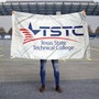 Texas State Tech TSTC Wordmark Flag