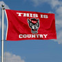 North Carolina State Wolfpack This is Wolfpack Country Logo Flag