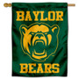 Baylor Bears New Bear Logo Double Sided House Flag