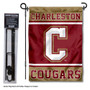 Charleston Cougars Garden Flag and Pole Stand Holder