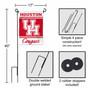 UH Cougars Garden Flag and Pole Stand Holder