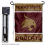 Texas State Bobcats Garden Flag and Pole Stand Holder
