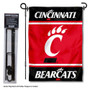 Cincinnati UC Bearcats Garden Flag and Pole Stand Holder