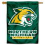 Northern Michigan Wildcats Double Sided House Flag