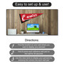 University of Cincinnati Banner Pennant with Tack Wall Pads