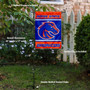 Boise State Garden Flag and Pole Stand Holder