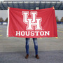 Houston Cougars White UH Flag