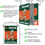 Miami Canes Garden Flag