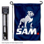 Samford Bulldogs Garden Flag and Pole Stand
