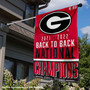 Georgia Bulldogs College Football 2022 National Champions House Flag