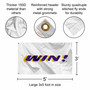 Louisiana State LSU Tigers WIN Bar Flag