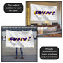 Louisiana State LSU Tigers WIN Bar Flag