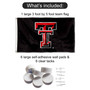 Texas Tech Red Raiders Banner with Tack Wall Pads