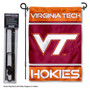 Virginia Tech Hokies Garden Flag and Stand