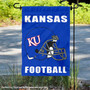 Kansas KU Jayhawks Football Helmet Yard Garden Flag