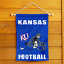 Kansas KU Jayhawks Football Helmet Yard Garden Flag
