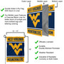 WVU Mountaineers Garden Flag
