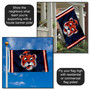 Auburn Throwback Vault Logo Flag