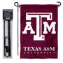 Texas A&M Aggies Garden Flag and Stand