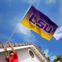 Louisiana State LSU Tigers Gradient Ombre Flag