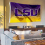 Louisiana State LSU Tigers Gradient Ombre Flag